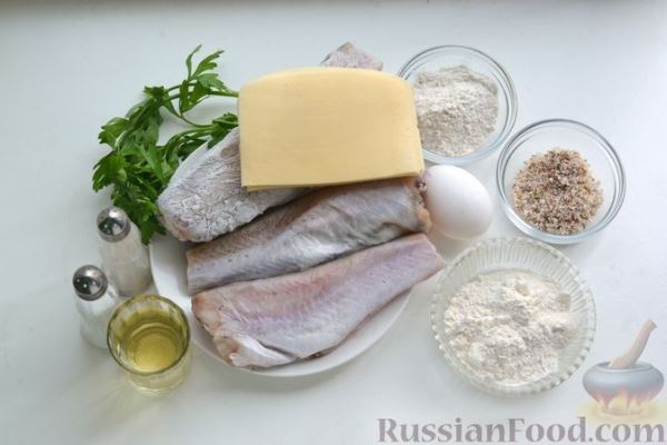 Рыбные котлеты из хека с сыром и отрубями