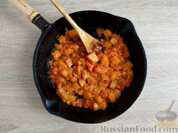 Булгур с тыквой и овощами