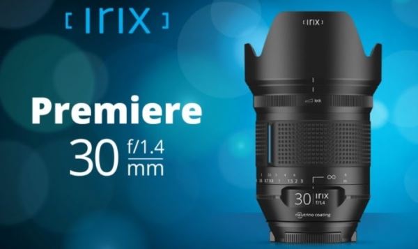 Irix анонсировали фотообъектив 30mm F/1.4 для зеркальных камер