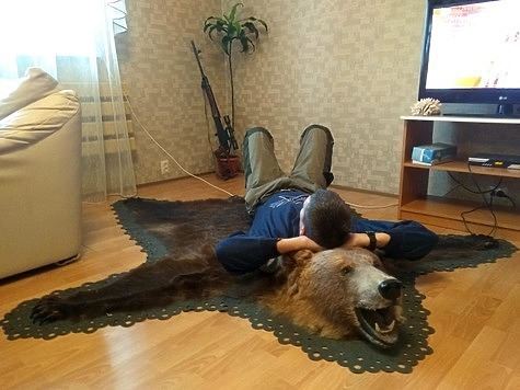 Кировский охотник добыл медведя на 200 килограмм