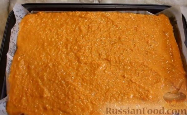 Тыквенный рулет с курицей и грибами